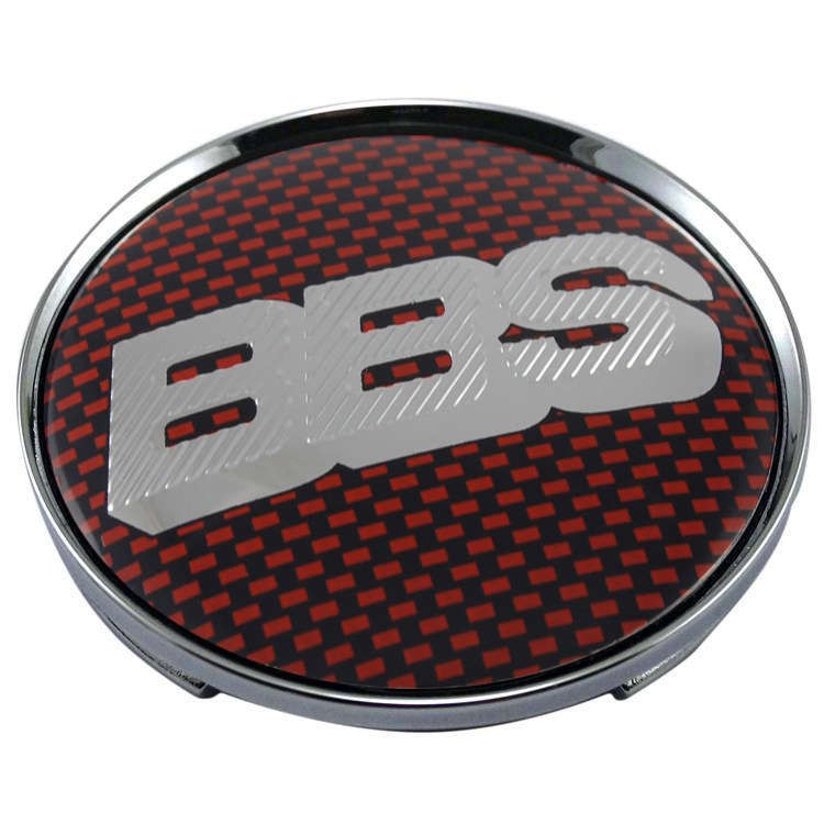 Колпачок на диск BBS 59/50.5/9 хром и красный  