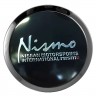 Заглушки для диска со стикером Nissan Nismo (64/60/6) черный