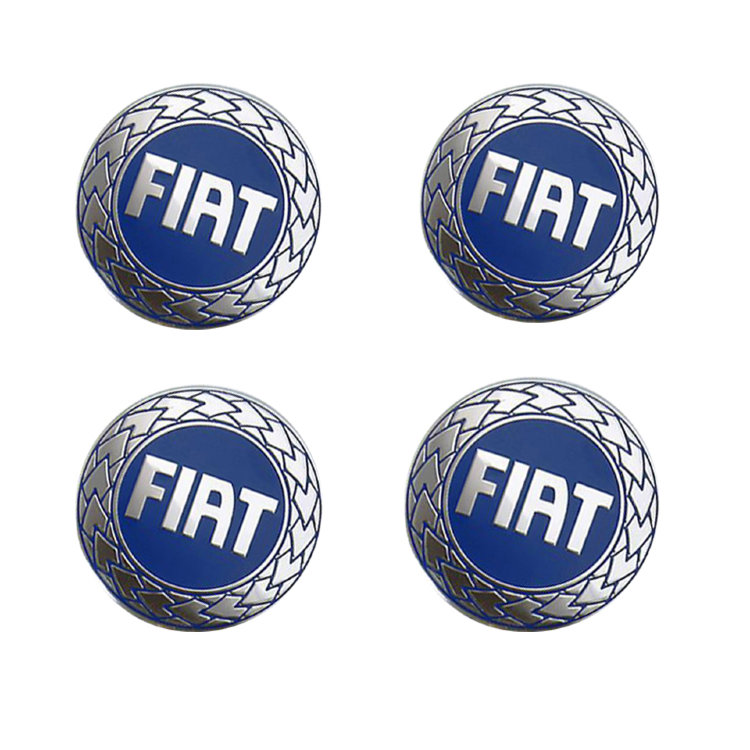 Наклейки на диски Fiat blue сфера 56 мм