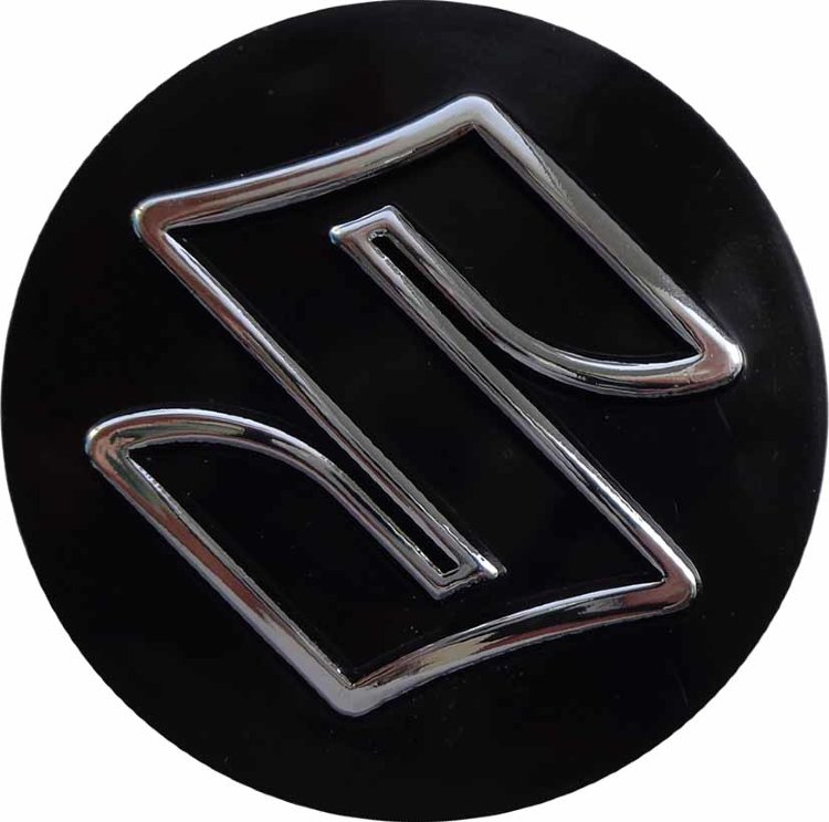 Колпачки для дисков Replica d55 с логотипом СУЗУКИ, черный 59/55/12 