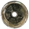 Колпачок на диски SSangYong 69/65/10 черный-хром конус   