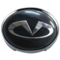 Изображение товара Колпачки на диски 62/56/8 хром со стикером Infiniti 