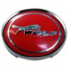 Колпачки на диски Ford Wolf 65/60/12 красный 