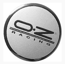 Колпачок на диски Replica d55 59/55/12 OZ RACING silver стикер