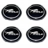 Колпачки на диски Ford Wolf 65/60/12 черный 