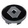 Колпачок на диски Renault 60|56|9 черный-хром