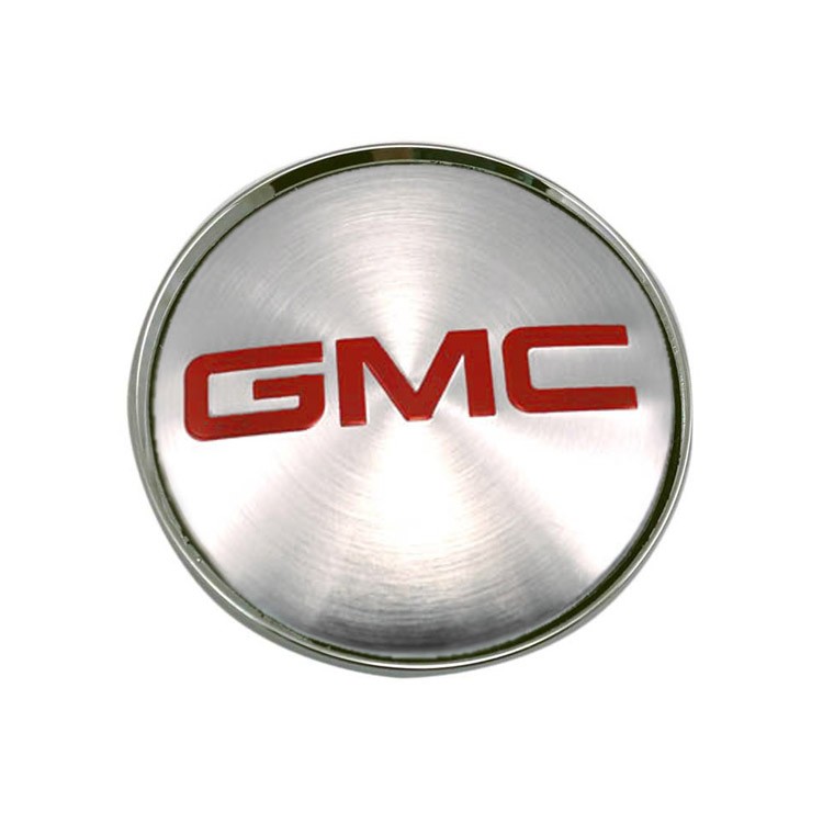Колпачок в литой диск со стикером GMC  (64/60/6) серебристый  