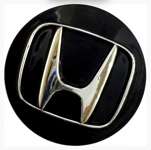 Колпачок на диски Replica Honda 59/55/12 черный-хром