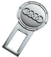 Изображение товара Заглушка ремня безопасности с логотипом Audi хром